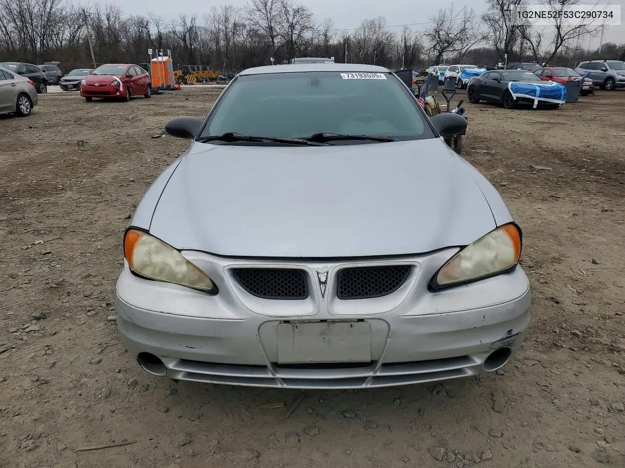 2003 Pontiac Grand Am Se VIN: 1G2NE52F53C290734 Lot: 73193535