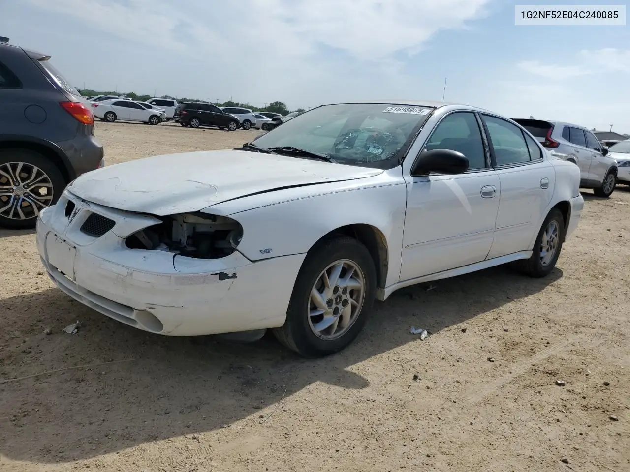 2004 Pontiac Grand Am Se1 VIN: 1G2NF52E04C240085 Lot: 47252316