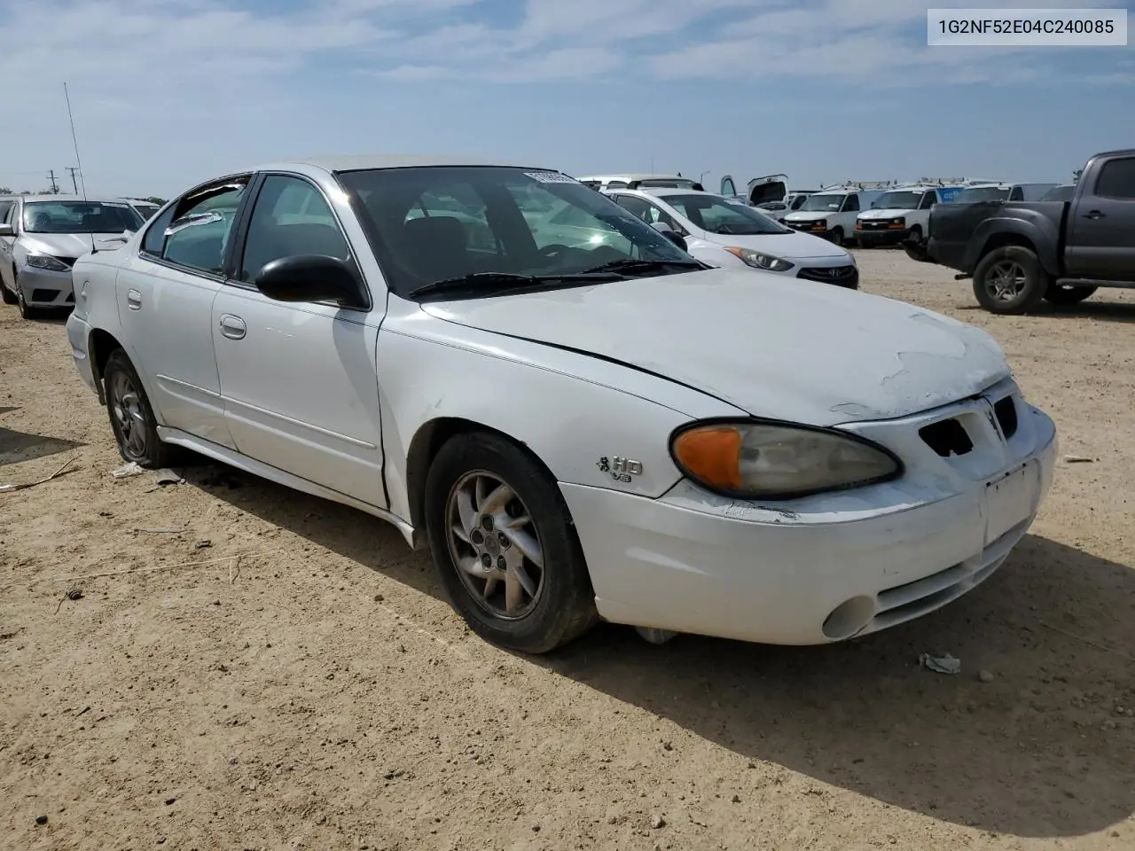 2004 Pontiac Grand Am Se1 VIN: 1G2NF52E04C240085 Lot: 47252316