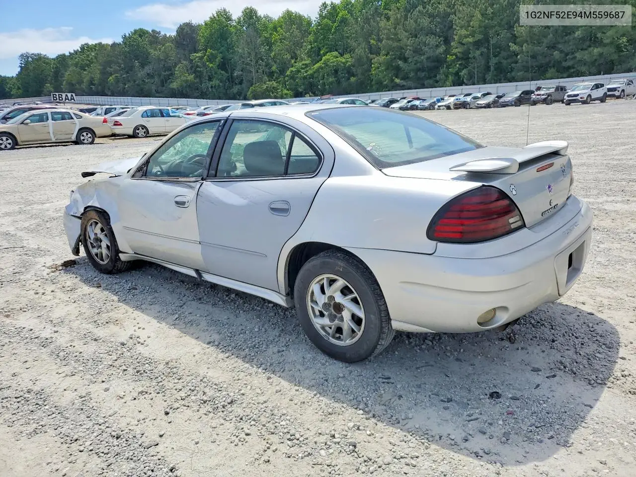 2004 Pontiac Grand Am Se1 VIN: 1G2NF52E94M559687 Lot: 51983496