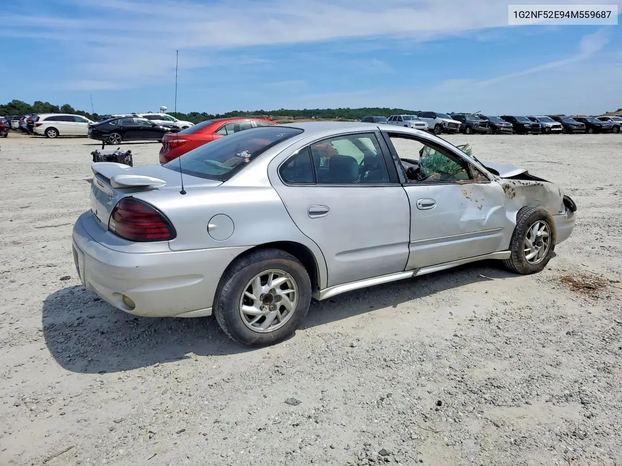 2004 Pontiac Grand Am Se1 VIN: 1G2NF52E94M559687 Lot: 51983496