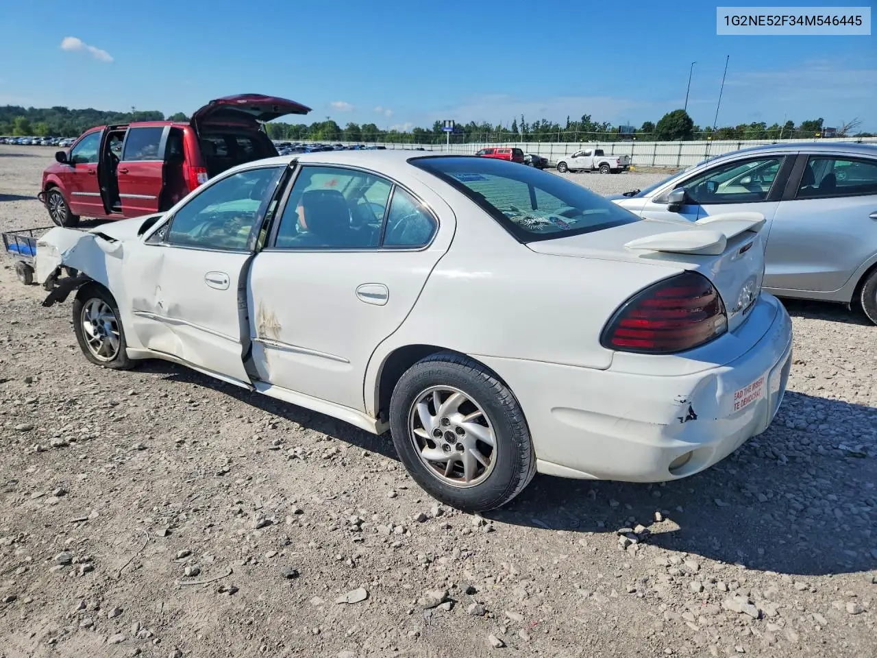 2004 Pontiac Grand Am Se VIN: 1G2NE52F34M546445 Lot: 61203306