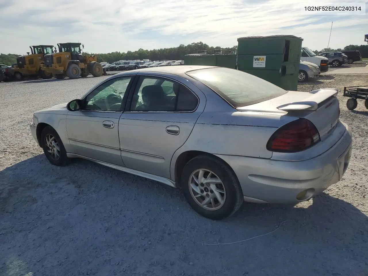 2004 Pontiac Grand Am Se1 VIN: 1G2NF52E04C240314 Lot: 61757226