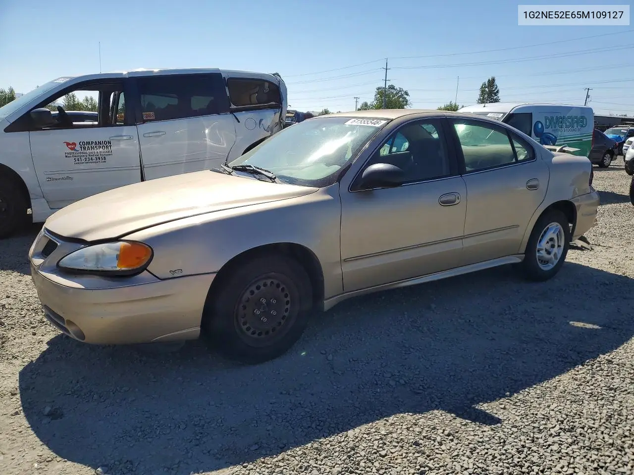 2005 Pontiac Grand Am Se VIN: 1G2NE52E65M109127 Lot: 61555546