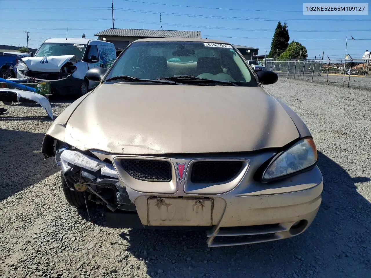 2005 Pontiac Grand Am Se VIN: 1G2NE52E65M109127 Lot: 61555546