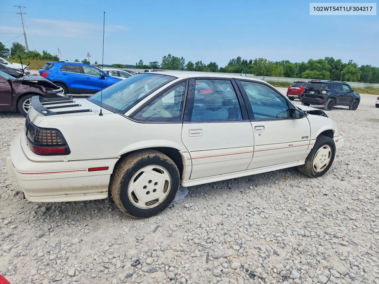1990 Pontiac Grand Prix Ste VIN: 1G2WT54T1LF304317 Lot: 60313696