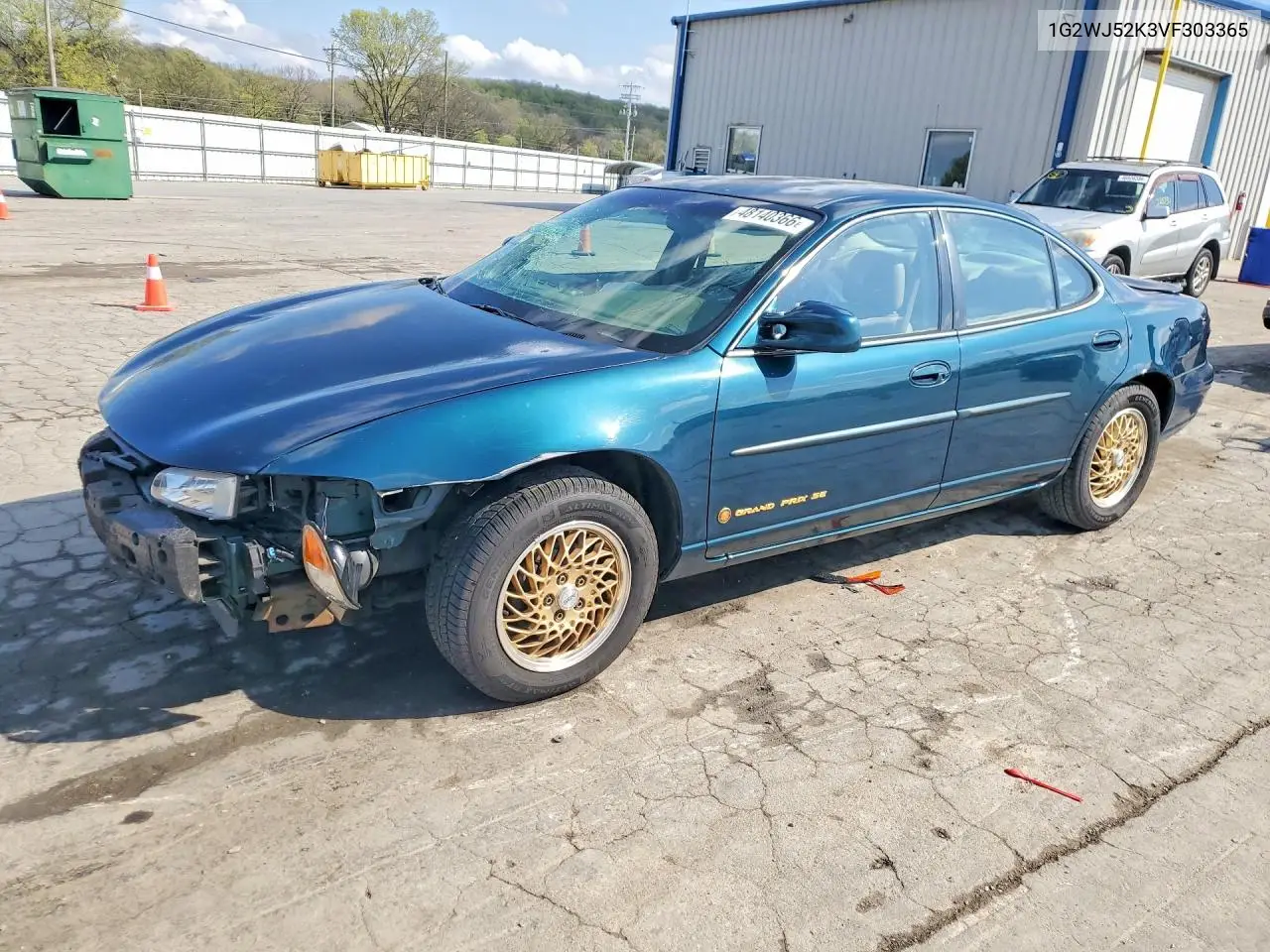1997 Pontiac Grand Prix Se VIN: 1G2WJ52K3VF303365 Lot: 48140366