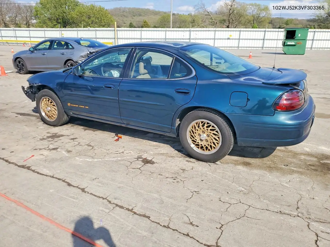 1997 Pontiac Grand Prix Se VIN: 1G2WJ52K3VF303365 Lot: 48140366