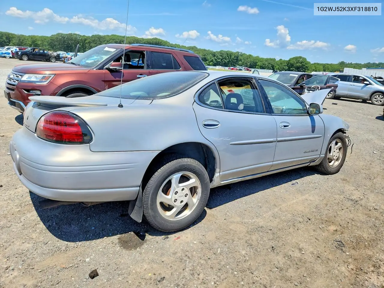 1999 Pontiac Grand Prix Se VIN: 1G2WJ52K3XF318810 Lot: 60444816