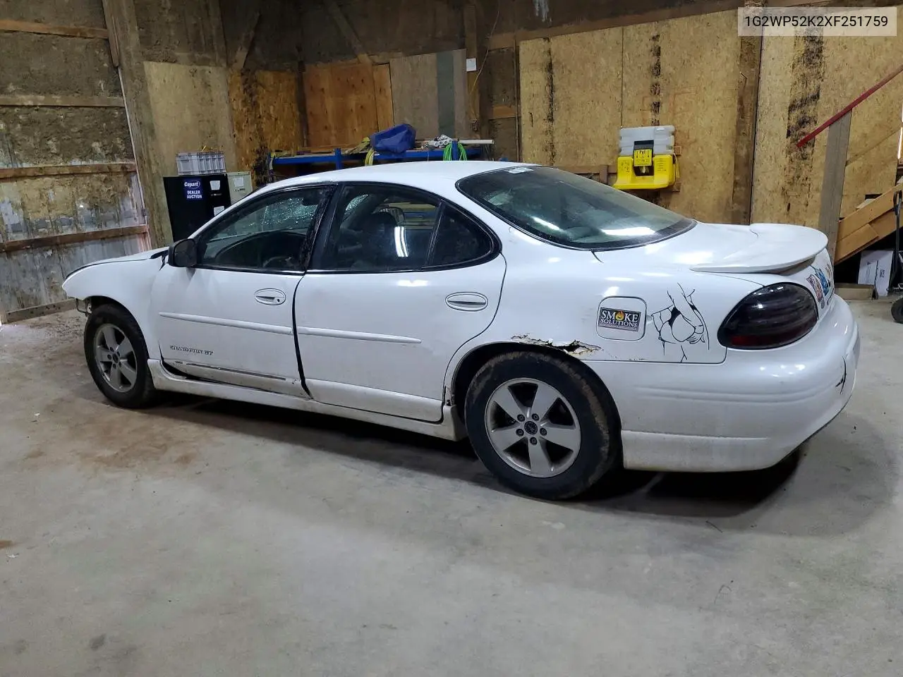 1999 Pontiac Grand Prix Gt VIN: 1G2WP52K2XF251759 Lot: 61929966