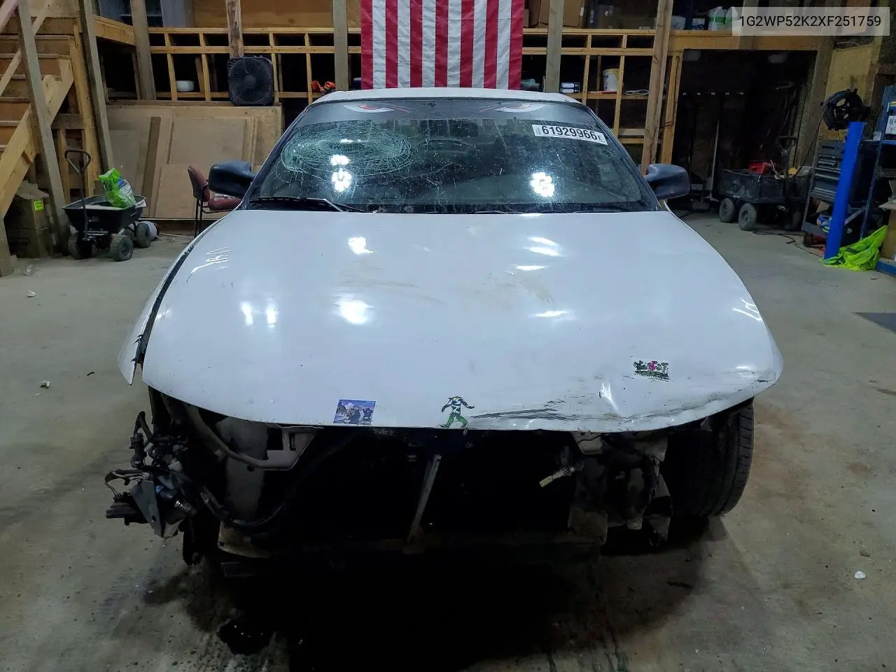 1999 Pontiac Grand Prix Gt VIN: 1G2WP52K2XF251759 Lot: 61929966
