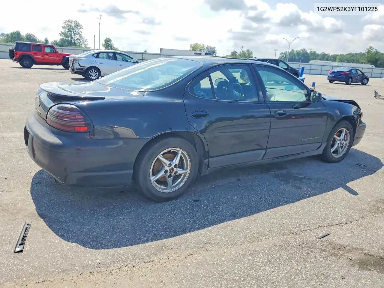 2000 Pontiac Grand Prix Gt VIN: 1G2WP52K3YF101225 Lot: 60064696