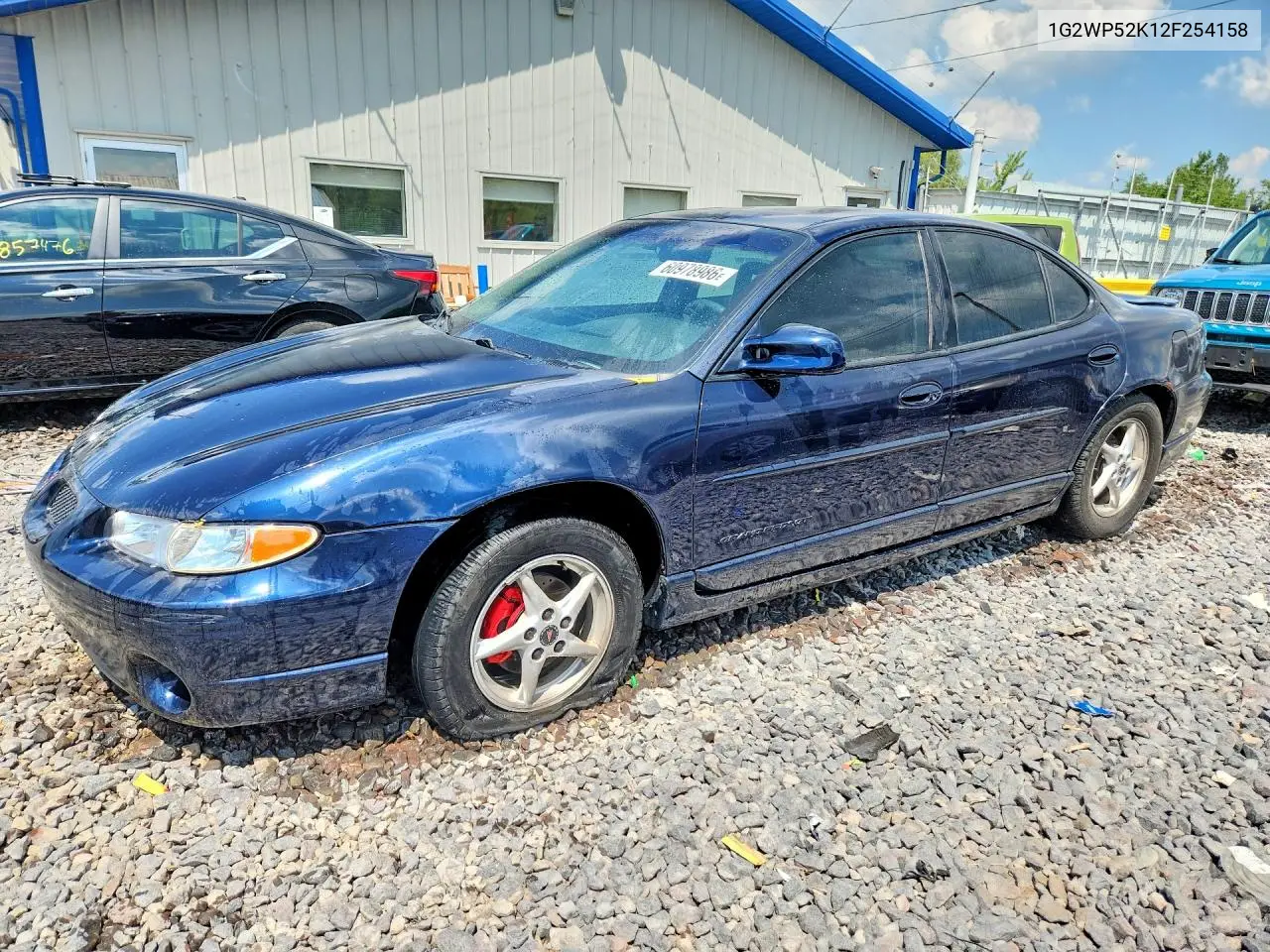 2002 Pontiac Grand Prix Gt VIN: 1G2WP52K12F254158 Lot: 60978986