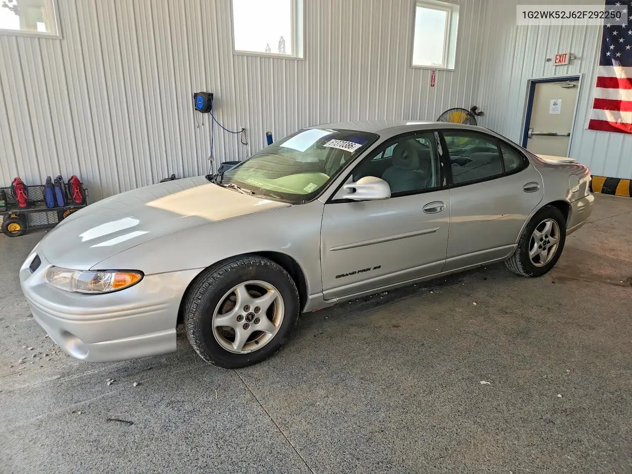 2002 Pontiac Grand Prix Se VIN: 1G2WK52J62F292250 Lot: 61370386