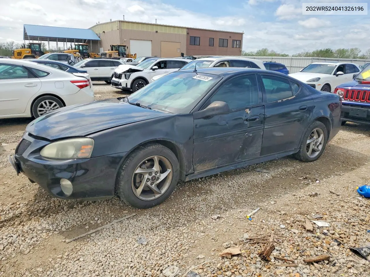 2004 Pontiac Grand Prix Gtp VIN: 2G2WR524041326196 Lot: 49822526