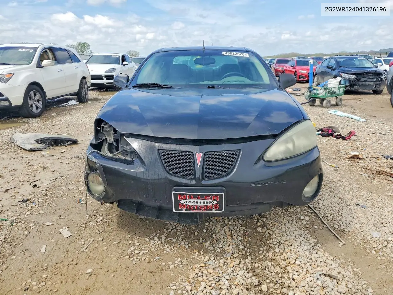 2004 Pontiac Grand Prix Gtp VIN: 2G2WR524041326196 Lot: 49822526