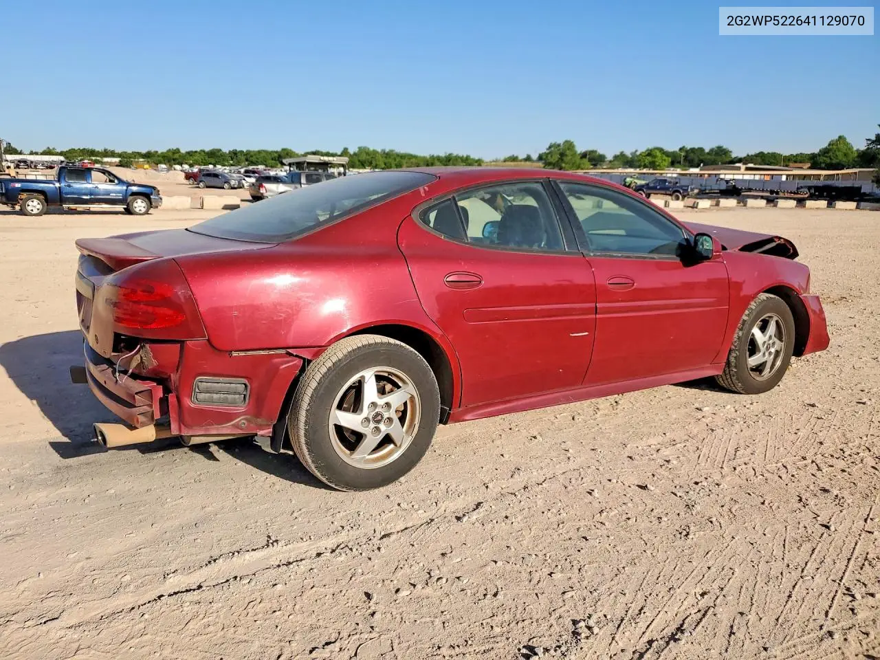 2004 Pontiac Grand Prix Gt VIN: 2G2WP522641129070 Lot: 53080696