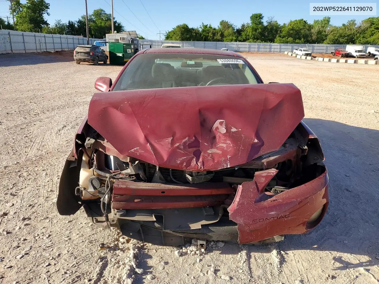 2004 Pontiac Grand Prix Gt VIN: 2G2WP522641129070 Lot: 53080696