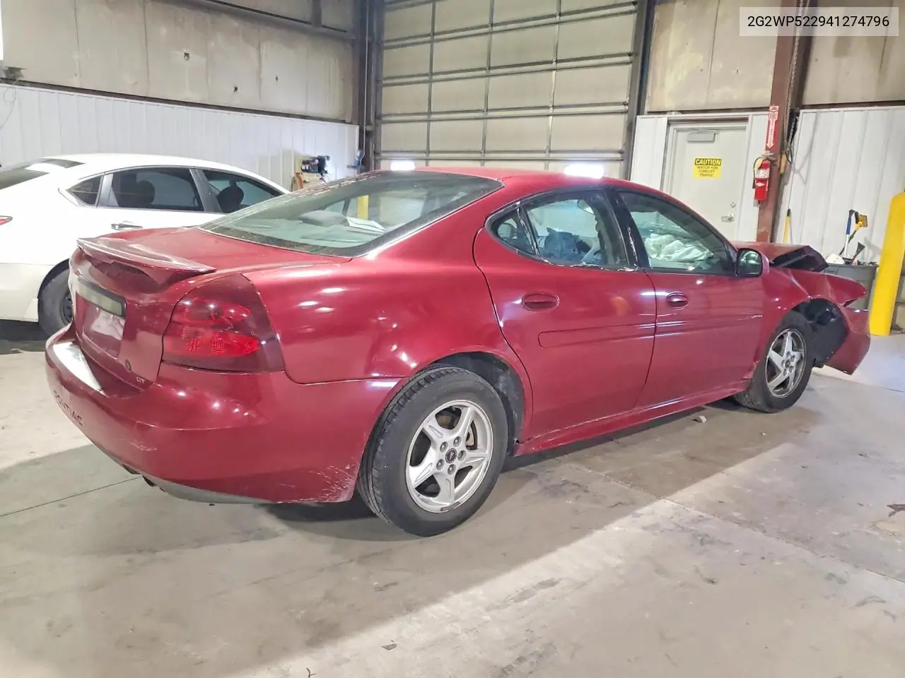 2004 Pontiac Grand Prix Gt VIN: 2G2WP522941274796 Lot: 53722436