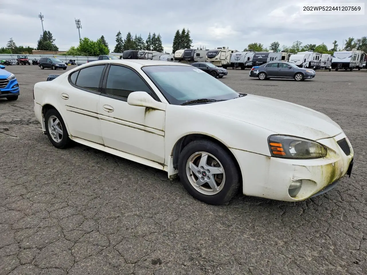2004 Pontiac Grand Prix VIN: 2G2WP522441207569 Lot: 55984576