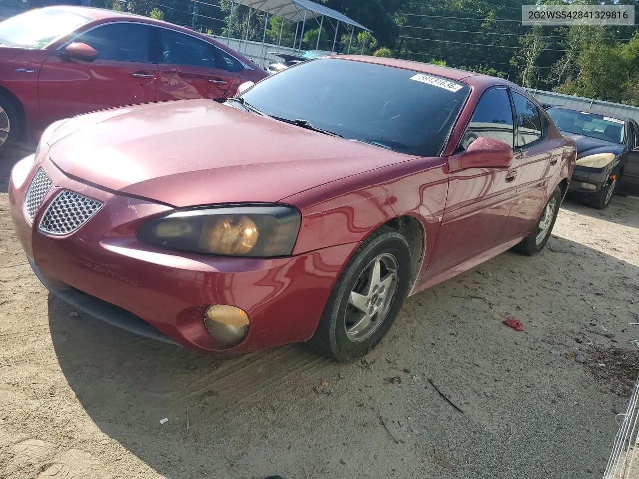 2004 Pontiac Grand Prix Gt2 VIN: 2G2WS542841329816 Lot: 59131636