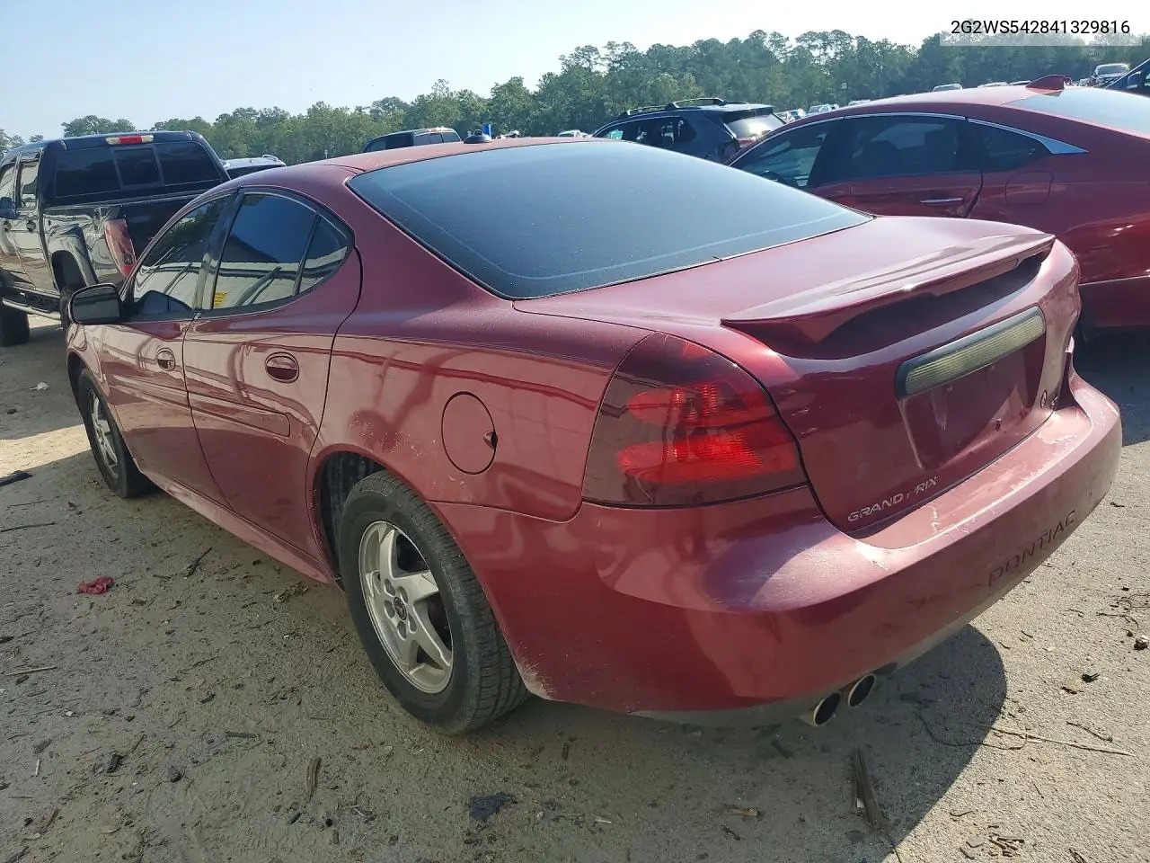 2004 Pontiac Grand Prix Gt2 VIN: 2G2WS542841329816 Lot: 59131636