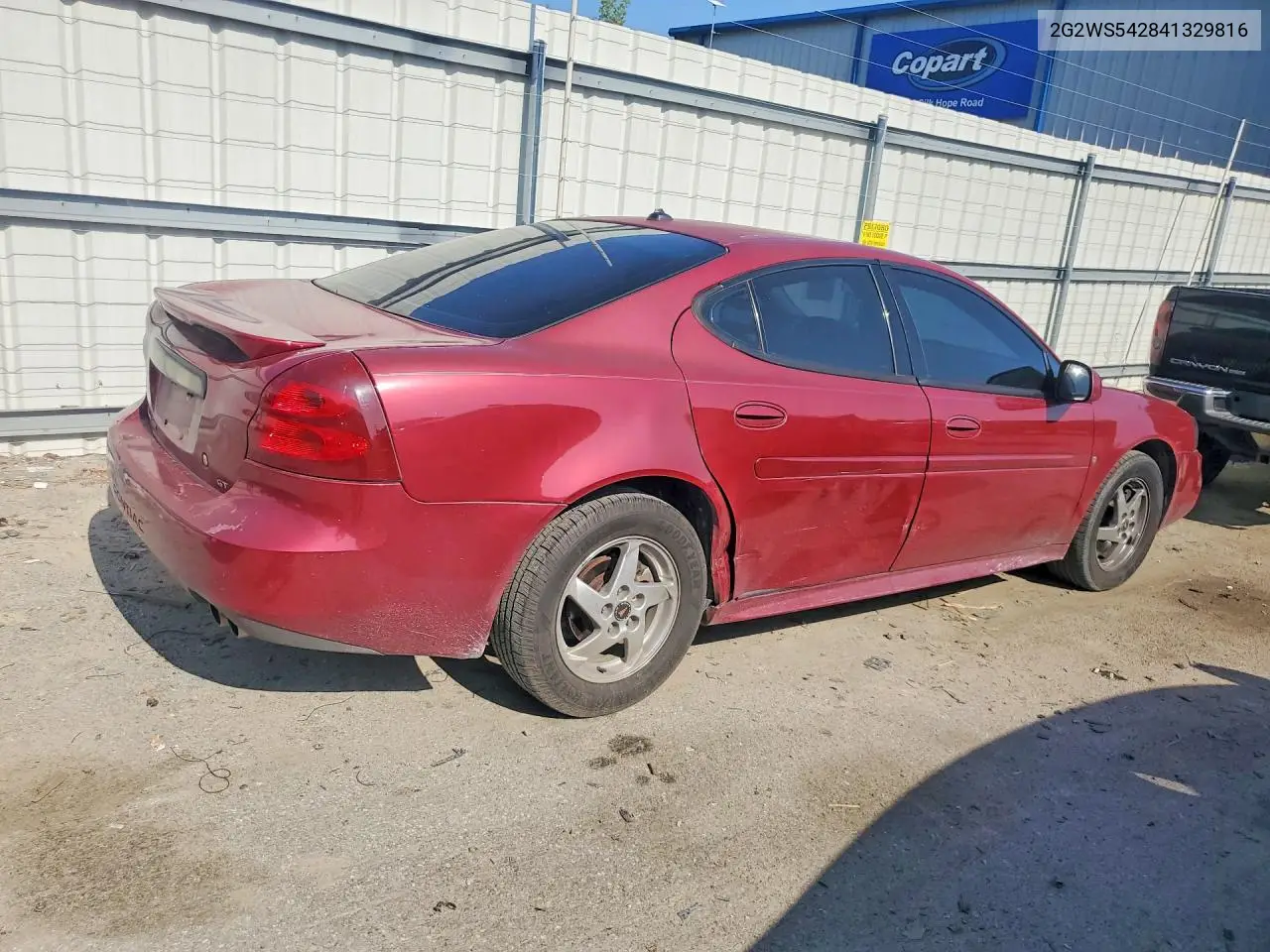 2004 Pontiac Grand Prix Gt2 VIN: 2G2WS542841329816 Lot: 59131636