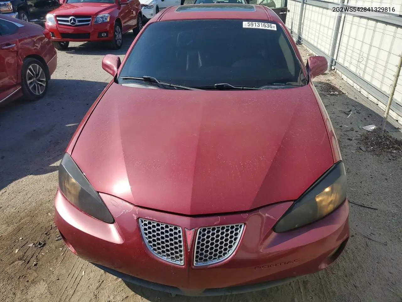 2004 Pontiac Grand Prix Gt2 VIN: 2G2WS542841329816 Lot: 59131636