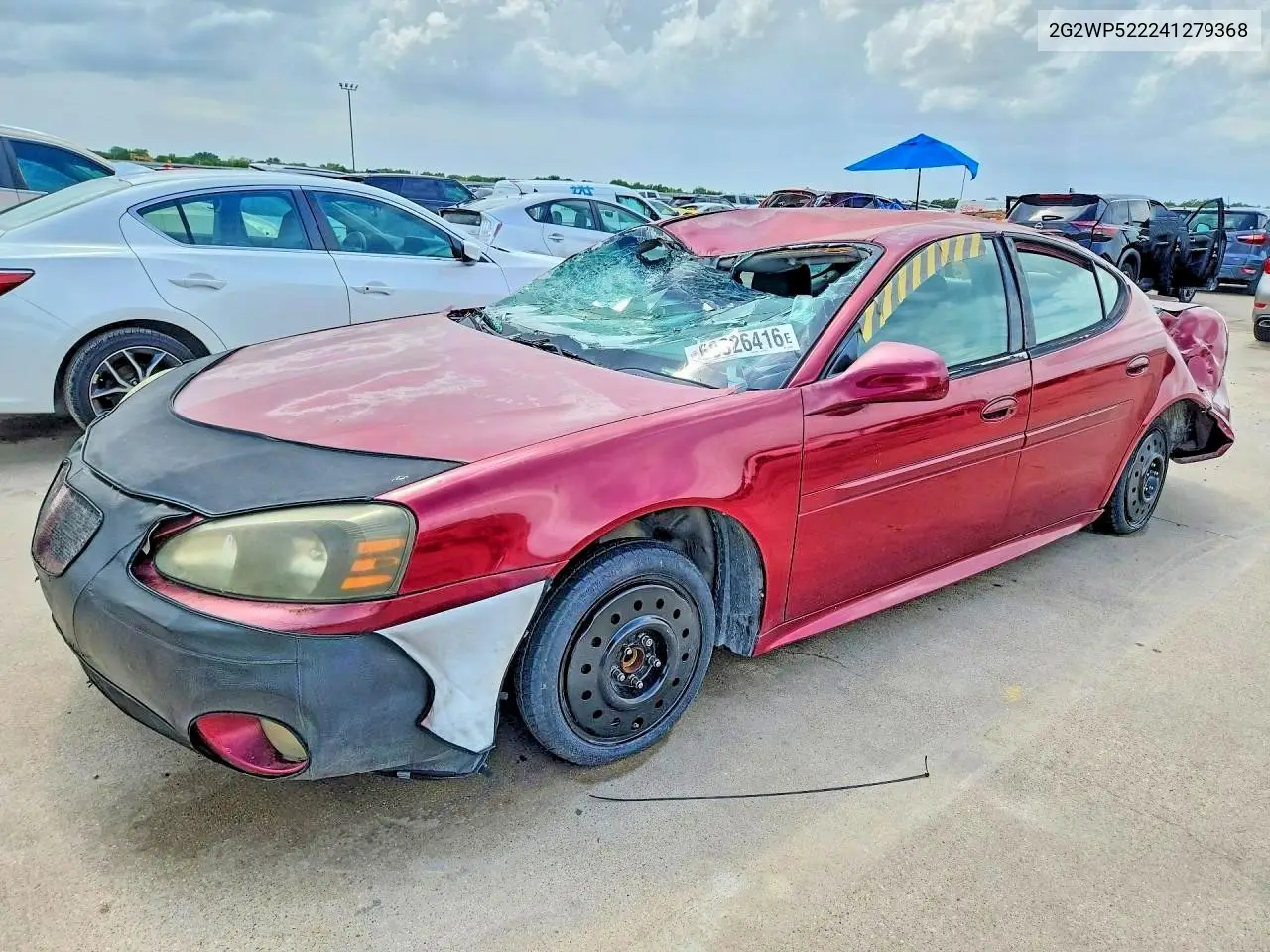 2004 Pontiac Gran Prix VIN: 2G2WP522241279368 Lot: 60926416