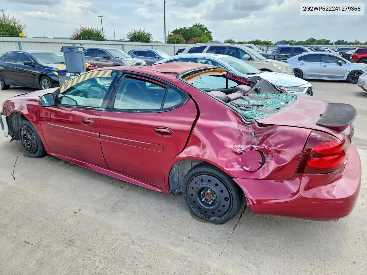 2004 Pontiac Gran Prix VIN: 2G2WP522241279368 Lot: 60926416