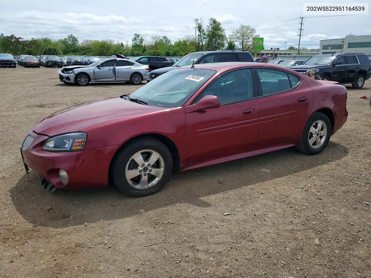 2005 Pontiac Grand Prix Gt VIN: 2G2WS522951164539 Lot: 52940366
