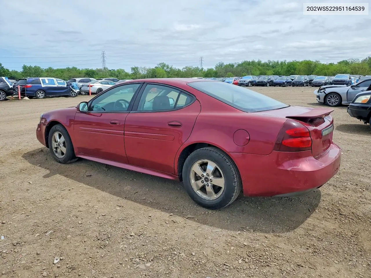 2005 Pontiac Grand Prix Gt VIN: 2G2WS522951164539 Lot: 52940366