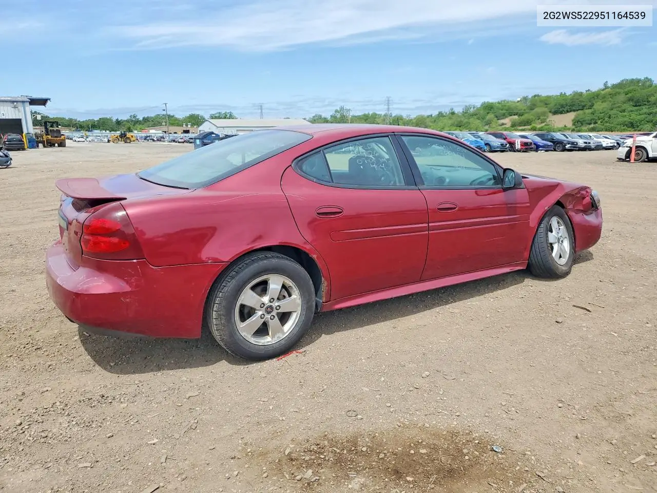 2005 Pontiac Grand Prix Gt VIN: 2G2WS522951164539 Lot: 52940366