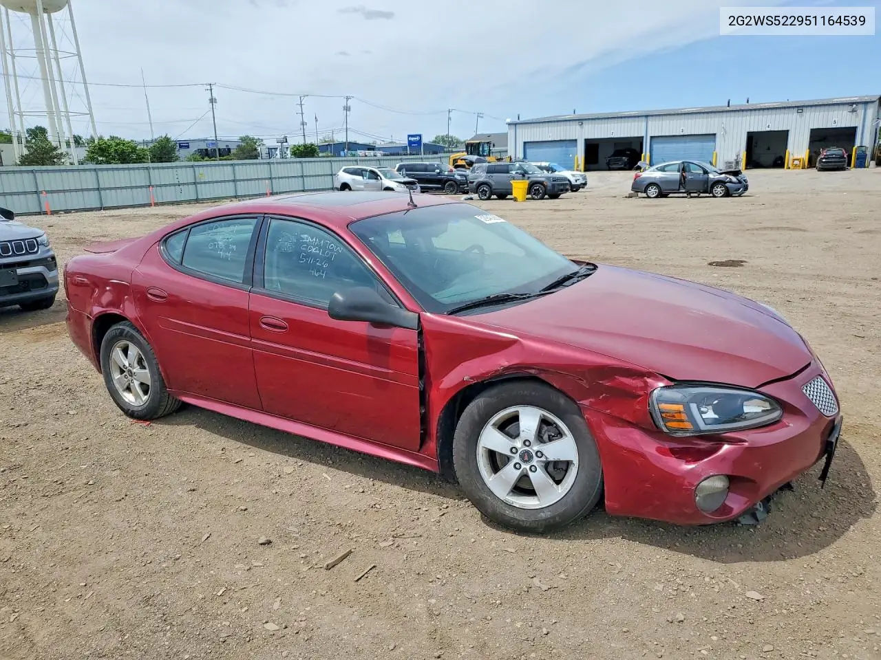 2005 Pontiac Grand Prix Gt VIN: 2G2WS522951164539 Lot: 52940366