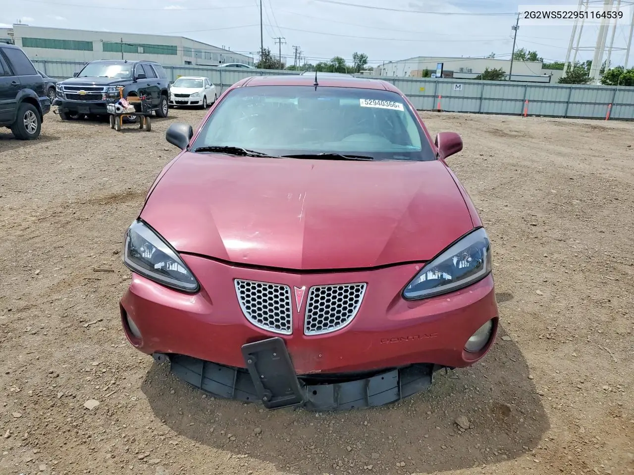 2005 Pontiac Grand Prix Gt VIN: 2G2WS522951164539 Lot: 52940366