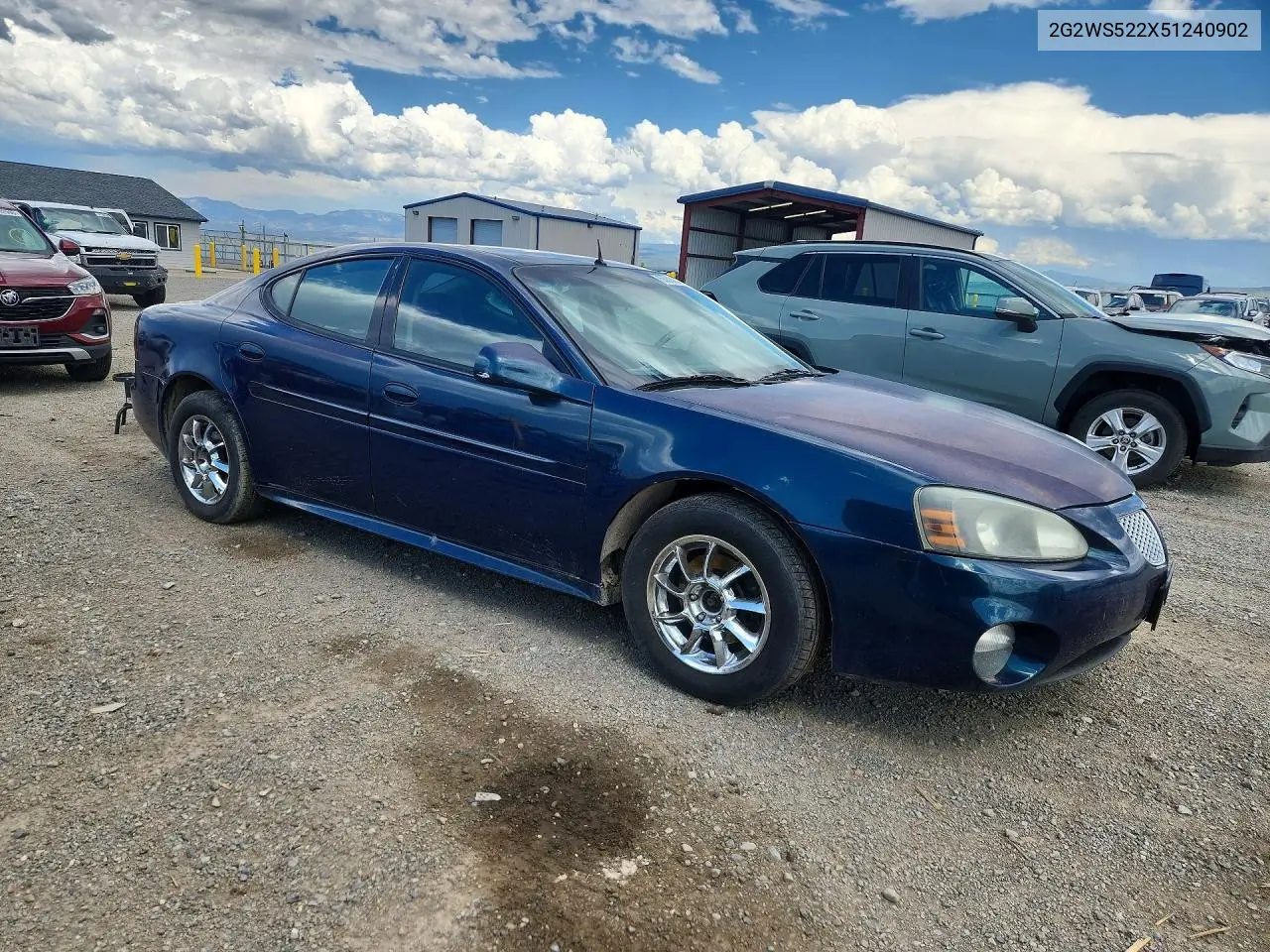 2005 Pontiac Grand Prix Gt VIN: 2G2WS522X51240902 Lot: 55010036