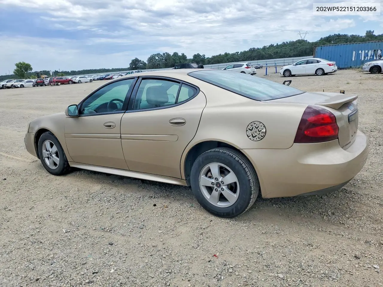 2005 Pontiac Grand Prix VIN: 2G2WP522151203366 Lot: 57704586