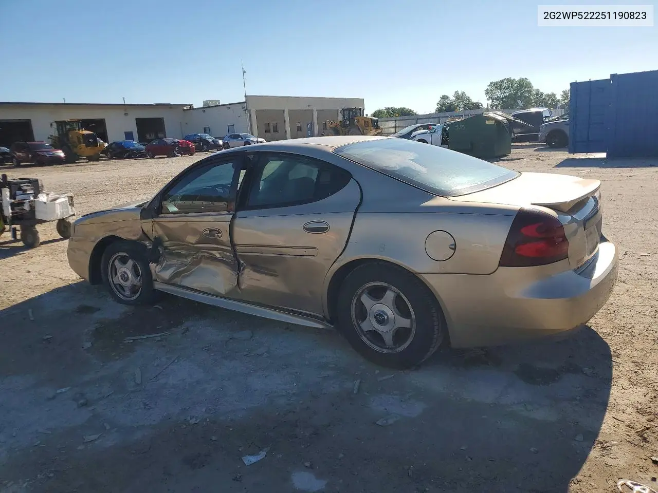 2005 Pontiac Grand Prix VIN: 2G2WP522251190823 Lot: 58088766