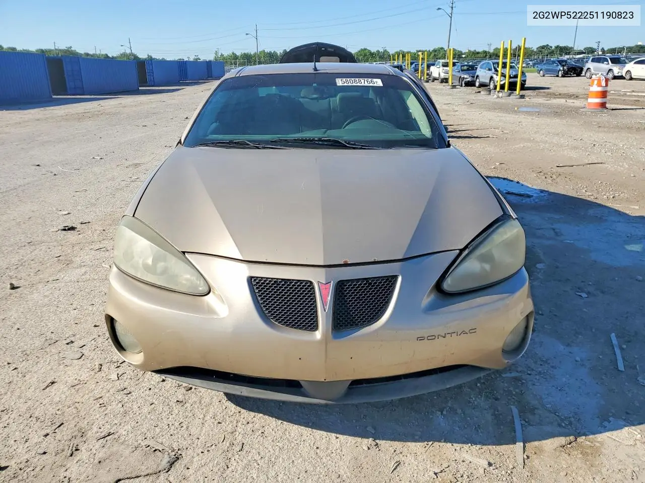 2005 Pontiac Grand Prix VIN: 2G2WP522251190823 Lot: 58088766