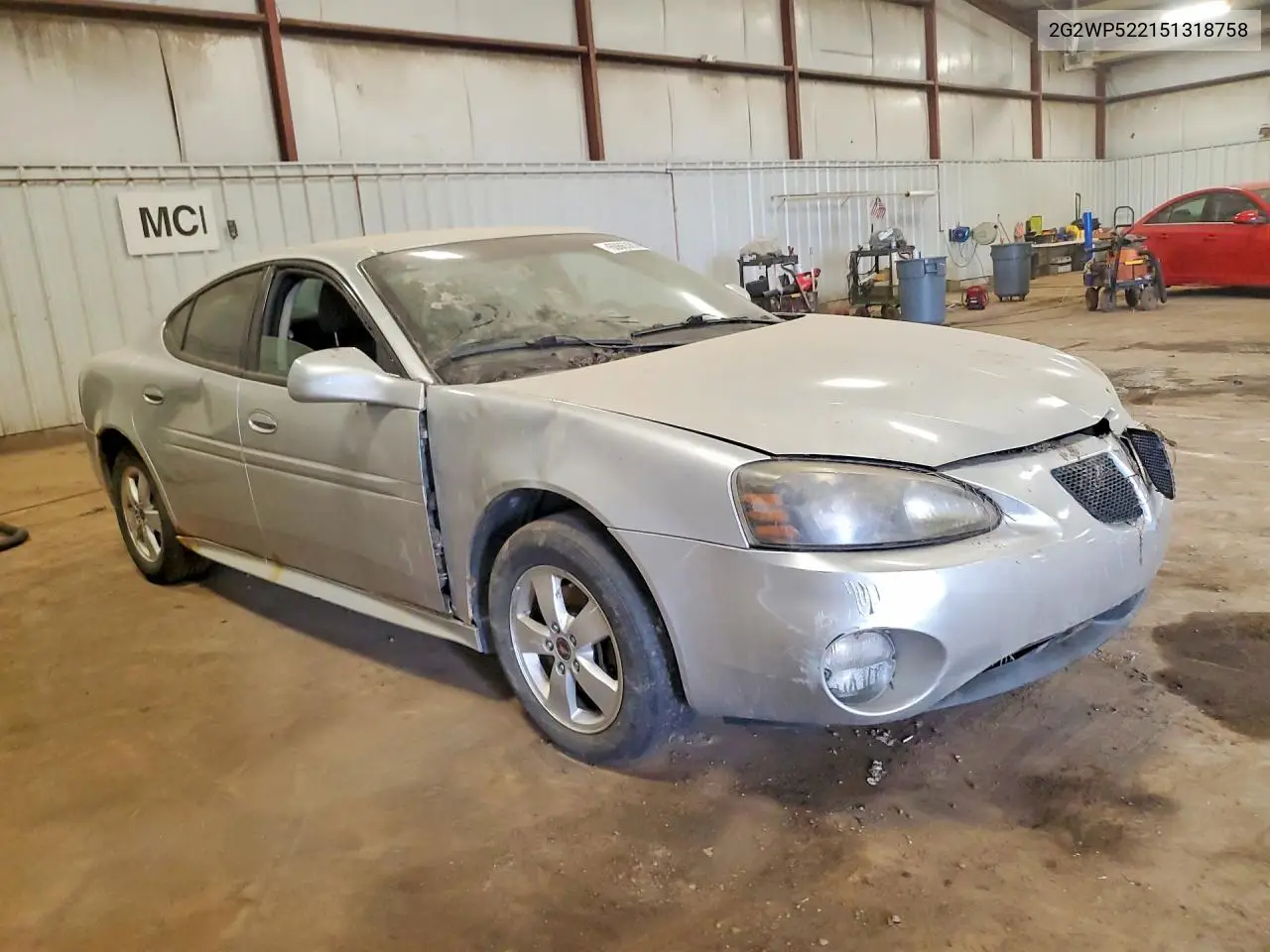 2005 Pontiac Grand Prix VIN: 2G2WP522151318758 Lot: 60663836