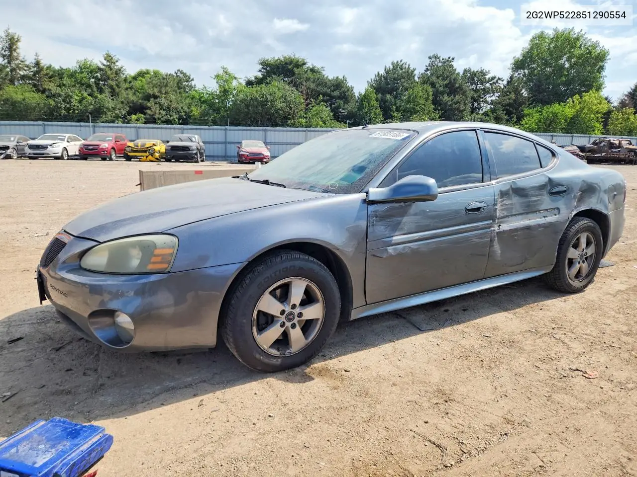 2005 Pontiac Grand Prix VIN: 2G2WP522851290554 Lot: 61502186