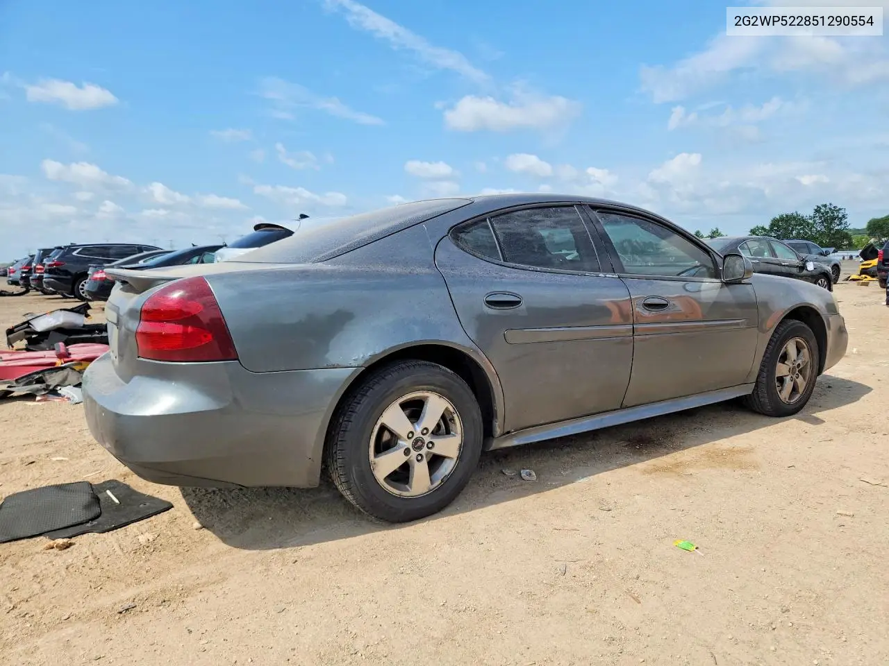 2005 Pontiac Grand Prix VIN: 2G2WP522851290554 Lot: 61502186