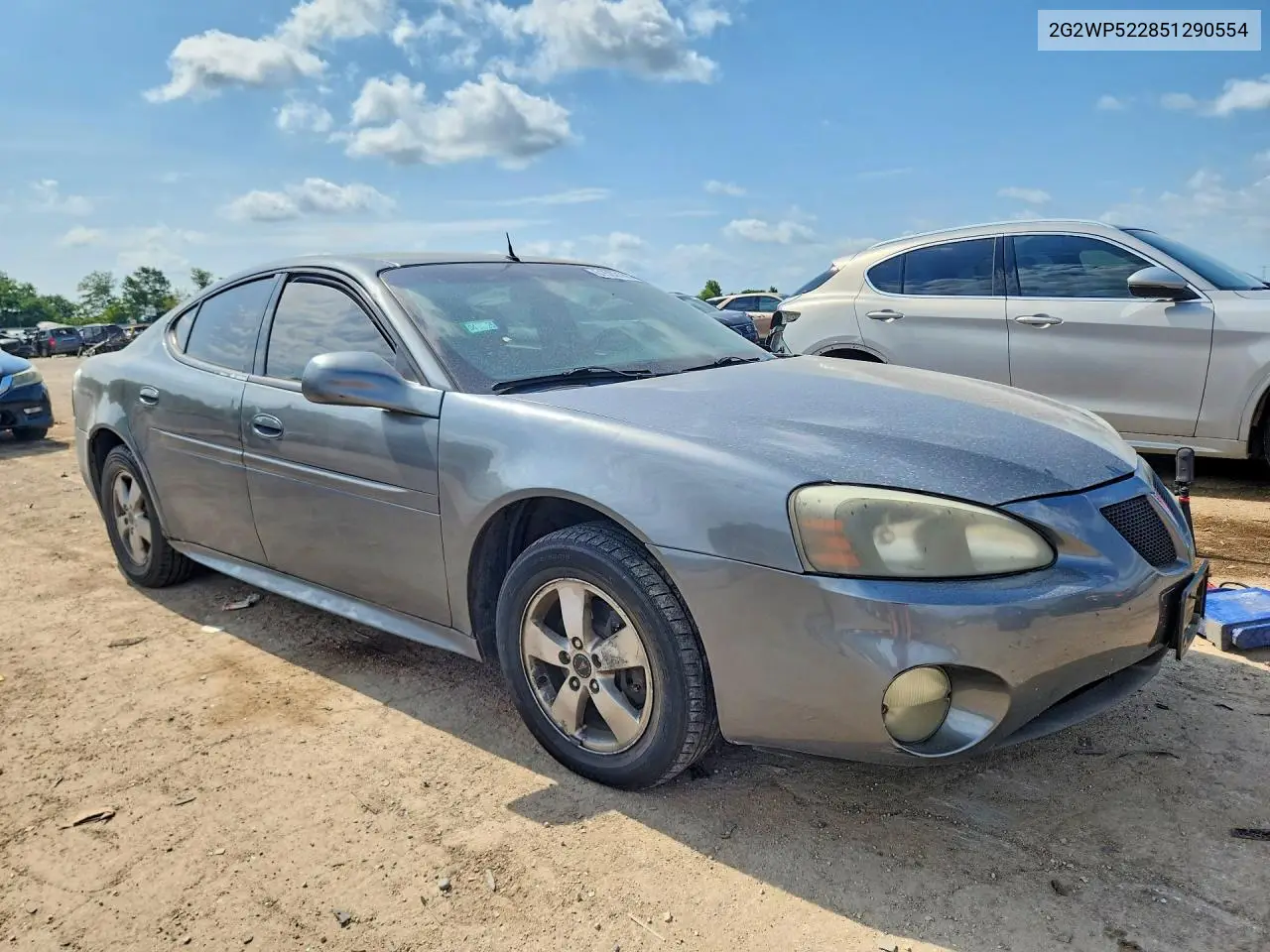 2005 Pontiac Grand Prix VIN: 2G2WP522851290554 Lot: 61502186