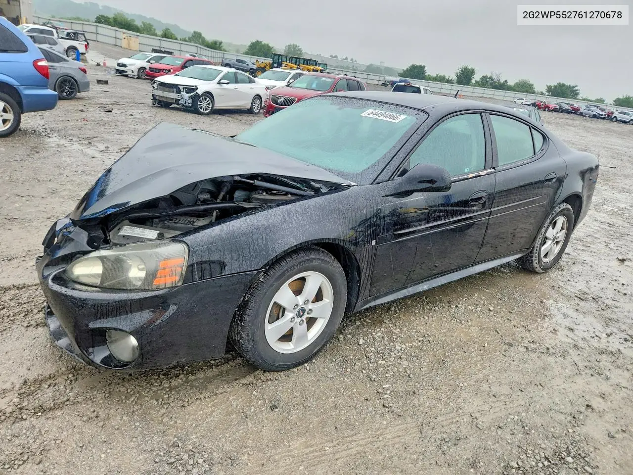 2006 Pontiac Grand Prix VIN: 2G2WP552761270678 Lot: 54494866
