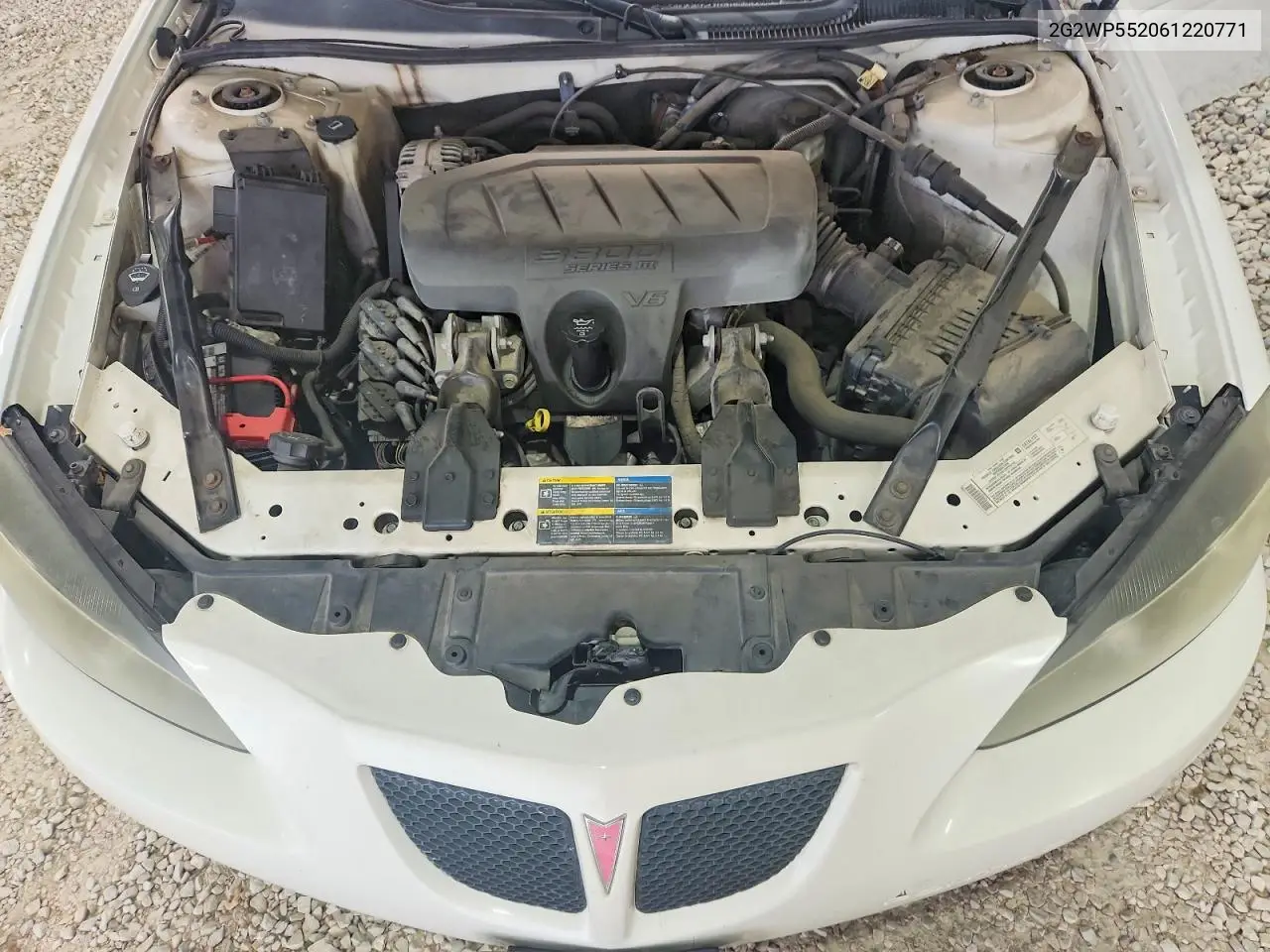2006 Pontiac Grand Prix VIN: 2G2WP552061220771 Lot: 55282636