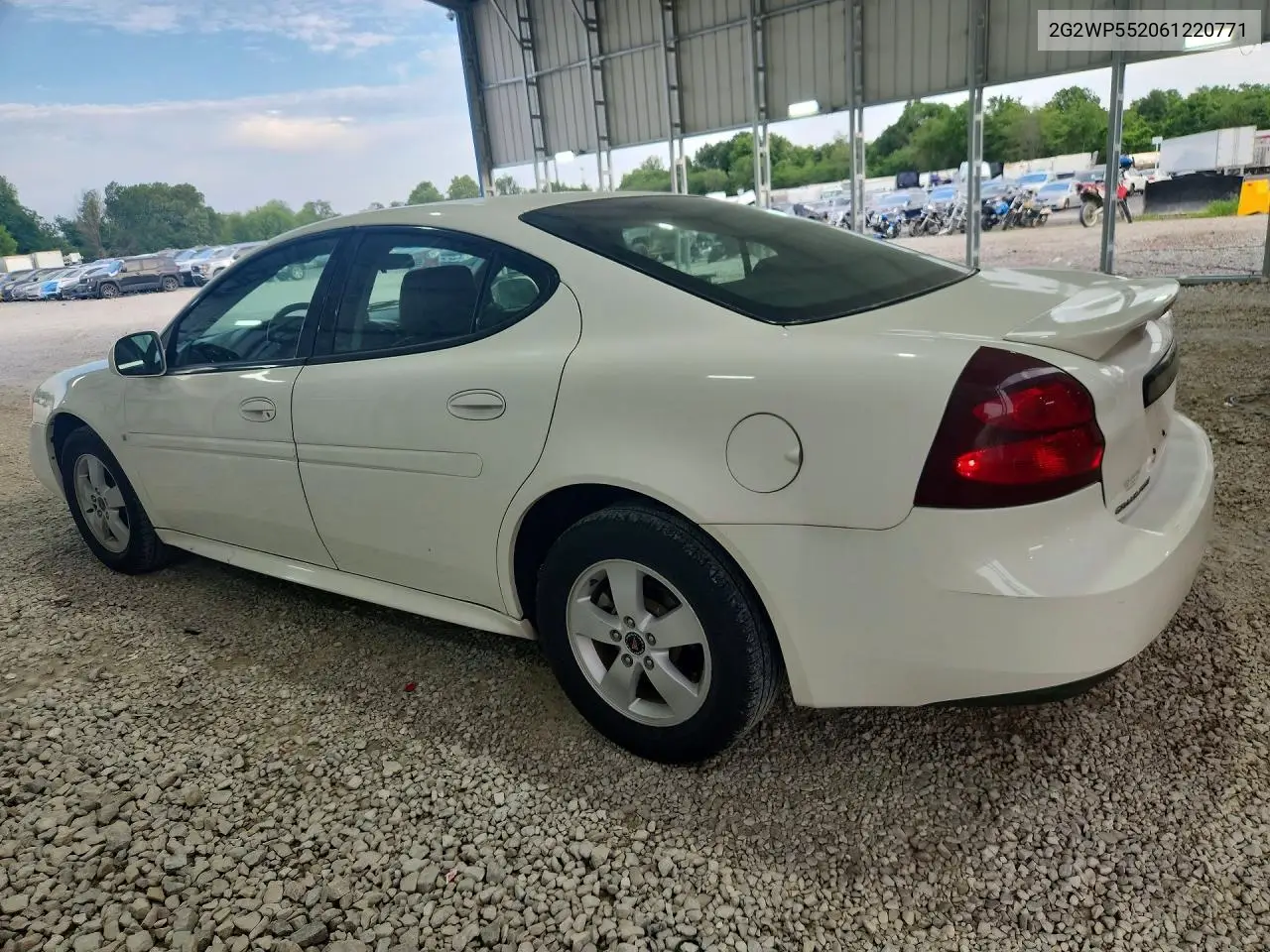 2006 Pontiac Grand Prix VIN: 2G2WP552061220771 Lot: 55282636