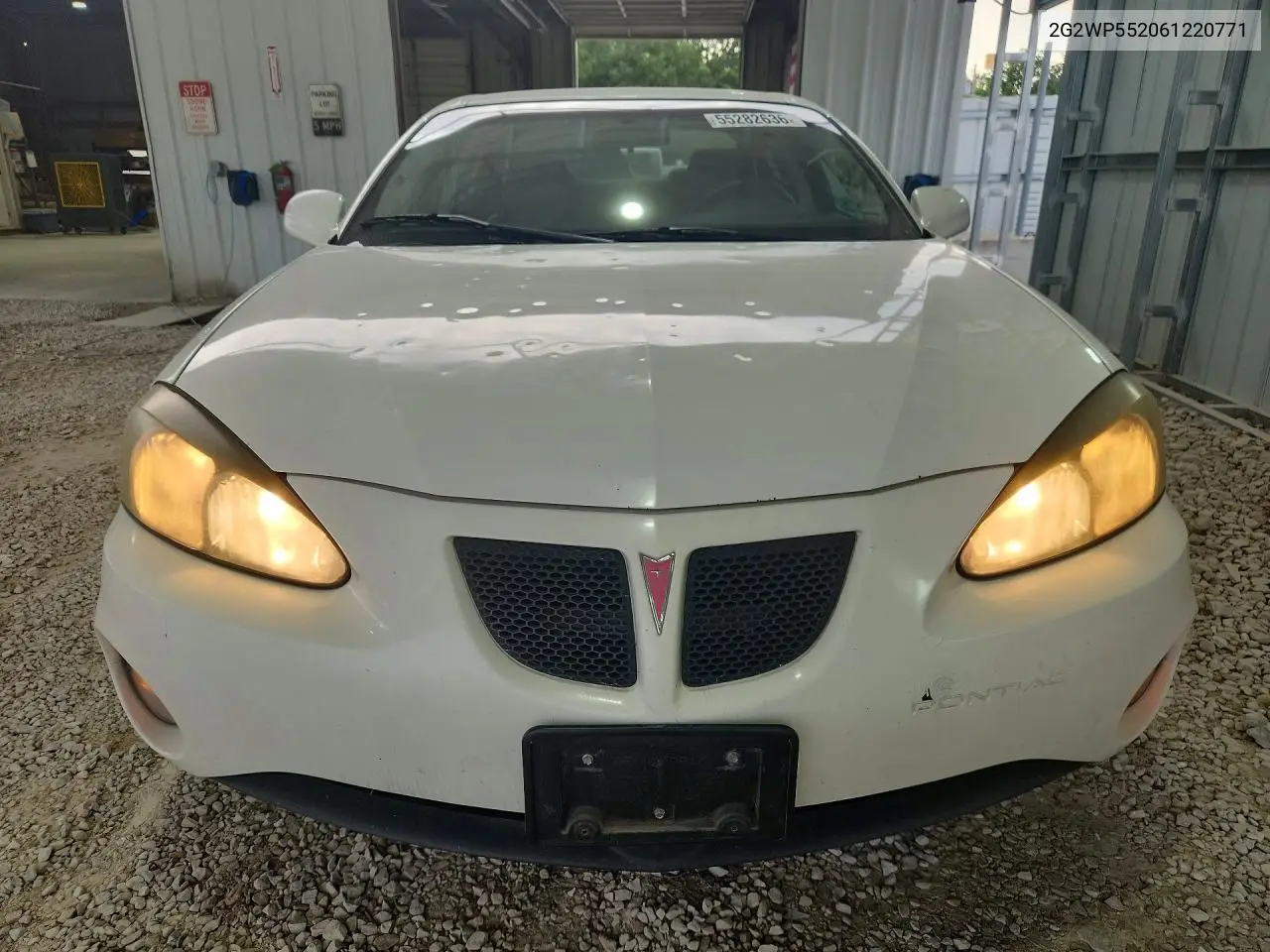 2006 Pontiac Grand Prix VIN: 2G2WP552061220771 Lot: 55282636