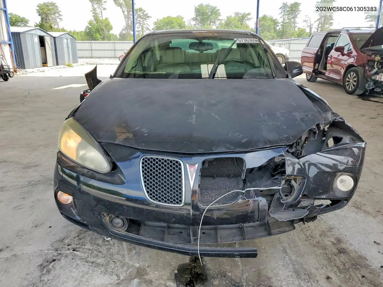 2006 Pontiac Grand Prix VIN: 2G2WC58C061305383 Lot: 57363096