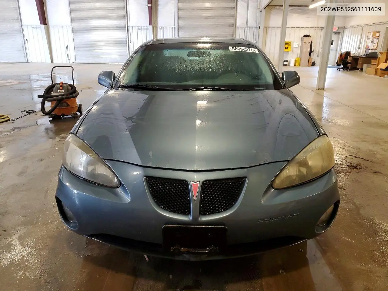 2006 Pontiac Grand Prix VIN: 2G2WP552561111609 Lot: 58096076