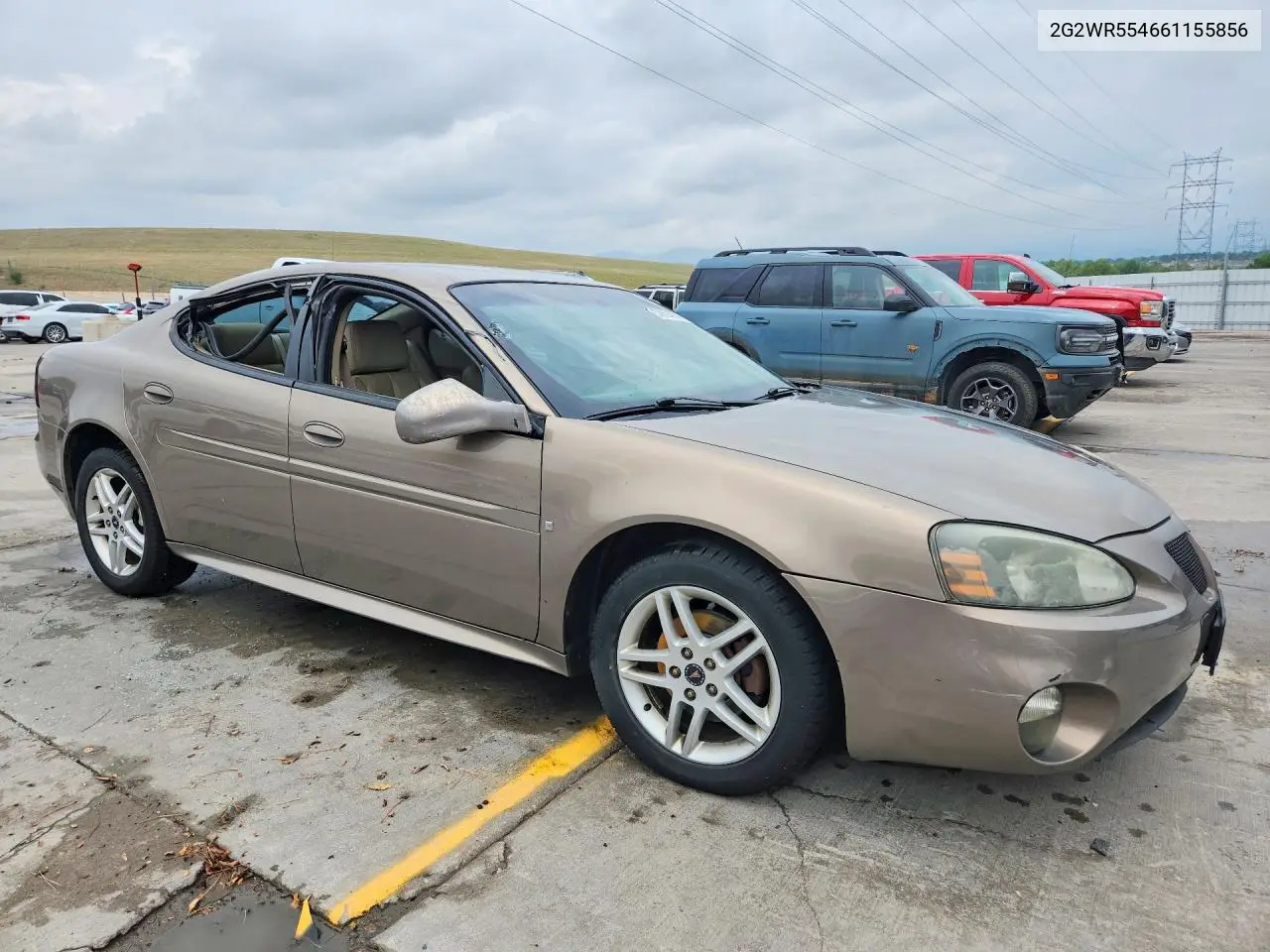 2006 Pontiac Grand Prix Gt VIN: 2G2WR554661155856 Lot: 58624076